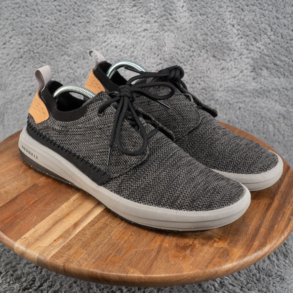 Men's Merrell Gridway Moc Boulder (Gray) Shoes Sz 10 EUC